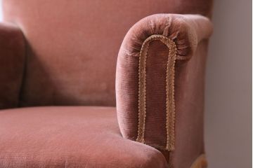 アンティーク家具　イギリスアンティーク　1人掛け用ウィングバックアームソファ(ウイングバック)