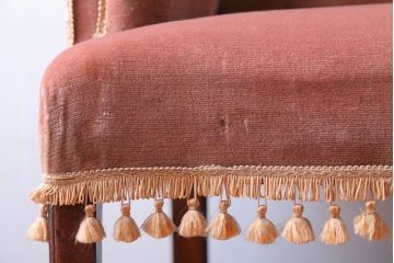 アンティーク家具　イギリスアンティーク　1人掛け用ウィングバックアームソファ(ウイングバック)