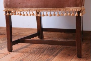 アンティーク家具　イギリスアンティーク　1人掛け用ウィングバックアームソファ(ウイングバック)