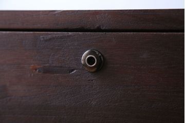 アンティーク家具　和製アンティーク　鉄脚付き!古い衣装箪笥ローボード(2)