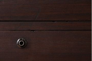 アンティーク家具　和製アンティーク　鉄脚付き!古い衣装箪笥ローボード(2)