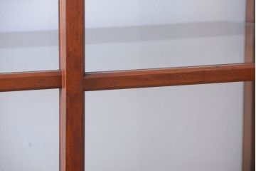 アンティーク家具　和製アンティーク　シックな縦型アンティークガラスケース