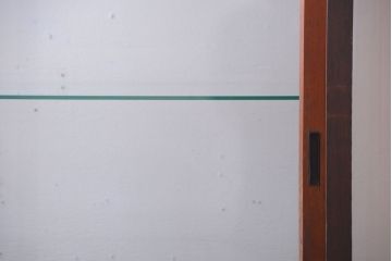 アンティーク家具　和製アンティーク　シックな縦型アンティークガラスケース