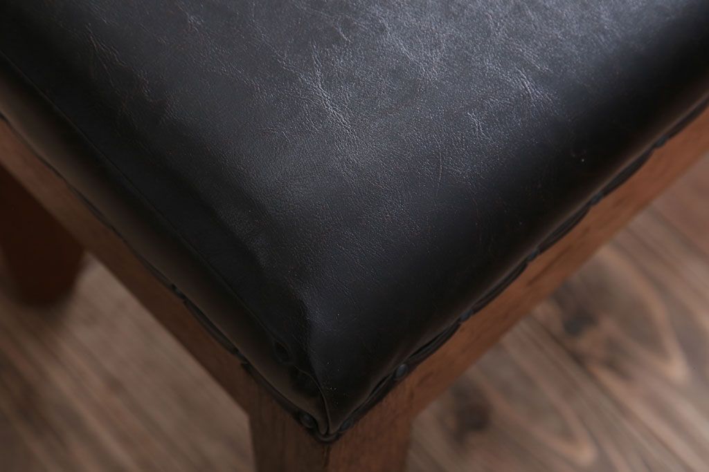 アンティーク家具　和製アンティーク　落ち着いた色使いのベンチ(長イス)