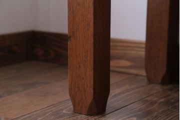 アンティーク家具　和製アンティーク　落ち着いた色使いのベンチ(長イス)