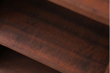 アンティーク家具　和製アンティーク　両面収納が便利な脚付きマス目棚