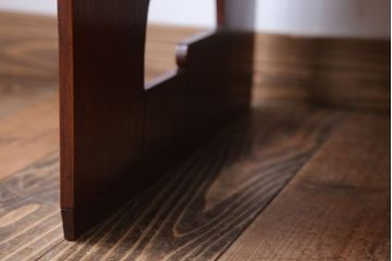 アンティーク家具　和製アンティーク　高級品!前板寄木細工が珍しい欅製文机