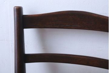 中古　松本民芸家具　ゴッホ型ラダーバックチェア