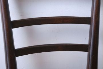 中古　松本民芸家具　ゴッホ型ラダーバックチェア