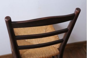 中古　松本民芸家具　ゴッホ型ラダーバックチェア