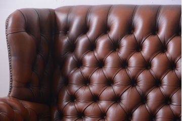 アンティーク家具　イギリスアンティーク　上品な古い高級ソファ