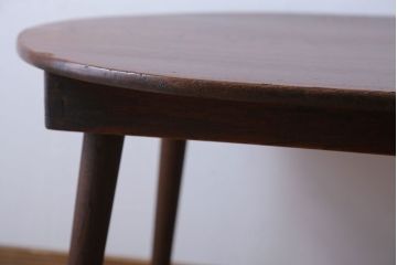 レトロ家具　昭和レトロ　楕円形の上品なセンターテーブル