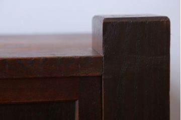 アンティーク家具　古民具・骨董　欅材の古い置き床(置床・ローボード)