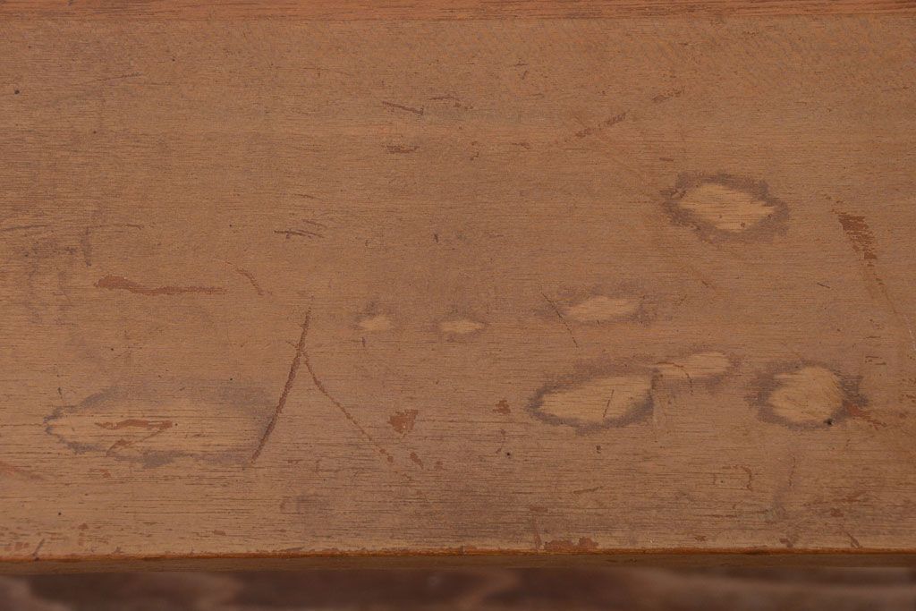 アンティーク家具　和製アンティーク　古い木製のガラス引き戸ローボード(テレビボード)