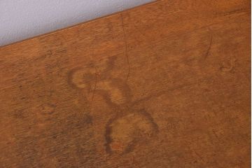 アンティーク家具　和製アンティーク　ネームプレート付き!珍しい7杯引き出しのローボード(テレビボード)