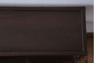 アンティーク家具　古民具・骨董　唐木タガヤサン製の小さな飾り棚