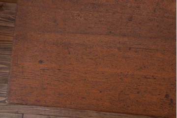 アンティーク家具　アンティーク 古い木製の可愛いサイドテーブル(平机)(1)