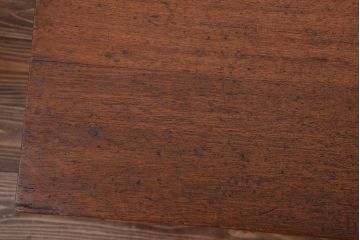 アンティーク家具　アンティーク 古い木製の可愛いサイドテーブル(平机)(2)