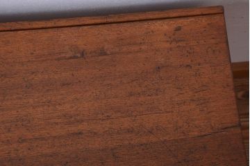 アンティーク家具　アンティーク 古い木製の可愛いサイドテーブル(平机)(2)