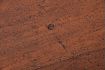 アンティーク家具　アンティーク 古い木製の可愛いサイドテーブル(平机)(3)