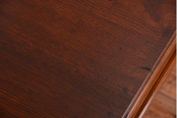 アンティーク家具　アンティーク 古い栓材の上品なデザインの文机