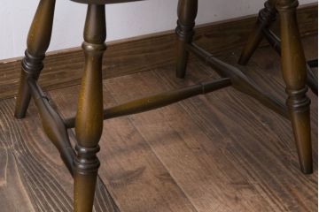 アンティーク家具　イギリスアンティーク　アーコール　スティックバックチェア2脚セット