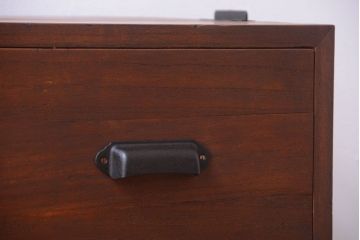 アンティーク家具　和製アンティーク　鉄脚付き!古い衣装箪笥ローボード(3)