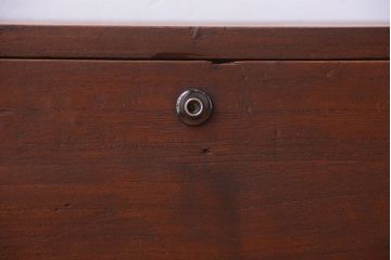 アンティーク家具　和製アンティーク　鉄脚付き!古い衣装箪笥ローボード(3)