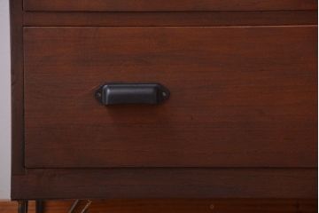 アンティーク家具　和製アンティーク　鉄脚付き!古い衣装箪笥ローボード(3)