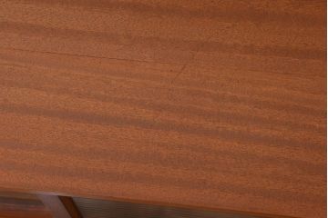 アンティーク家具　和製アンティーク　モールガラス入り!明るい木味の収納戸棚