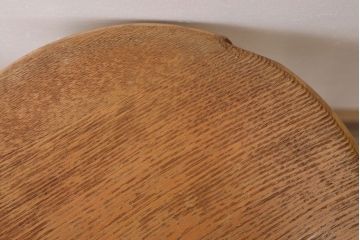 ヴィンテージ家具　ビンテージ　アイボリーペイント鉄脚の丸スツール2脚セット(椅子、チェア)(1)