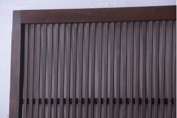 古民具・骨董　和モダンなアンティーク格子戸2枚セット