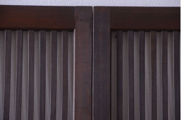 古民具・骨董　和モダンなアンティーク格子戸2枚セット