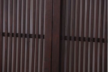 古民具・骨董　和モダンなアンティーク格子戸2枚セット