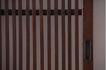 古民具・骨董　和モダンなアンティーク格子戸2枚セット