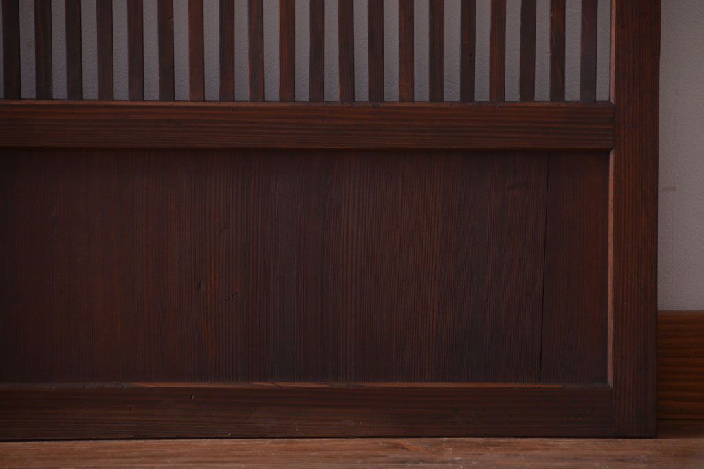 古民具・骨董　和モダンなアンティーク格子戸2枚セット