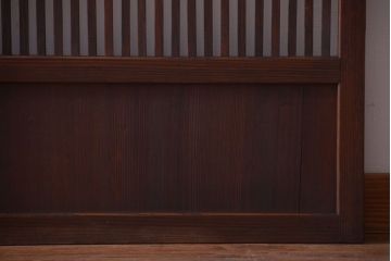 古民具・骨董　和モダンなアンティーク格子戸2枚セット