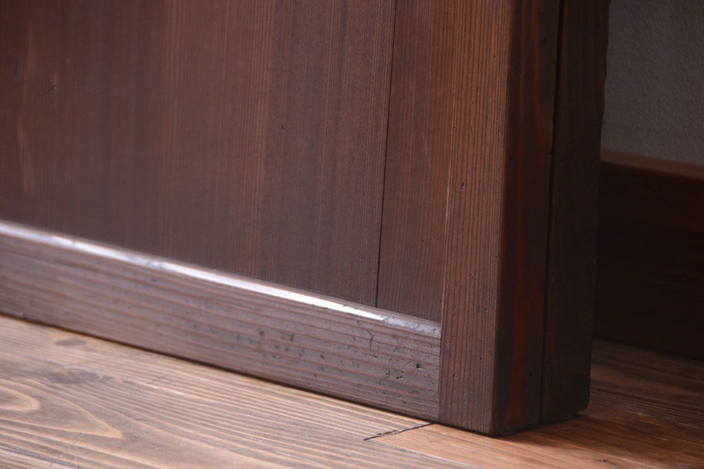 古民具・骨董　和モダンなアンティーク格子戸2枚セット