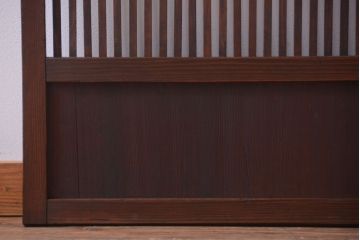 古民具・骨董　和モダンなアンティーク格子戸2枚セット