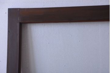 和製アンティーク　気泡ガラス入り!上質な古いドア