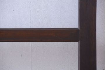 和製アンティーク　気泡ガラス入り!上質な古いドア