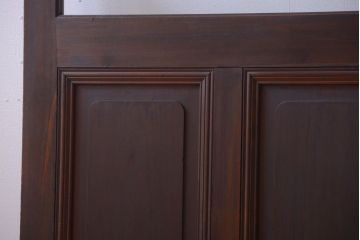 和製アンティーク　気泡ガラス入り!上質な古いドア