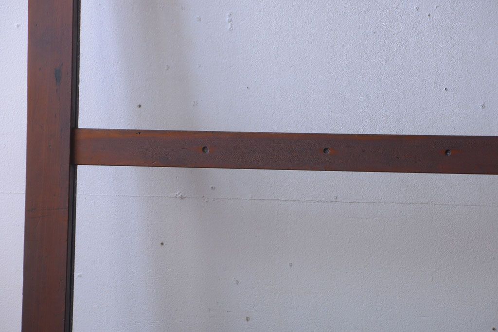 和製アンティーク　気泡ガラス入り!上質な古いドア