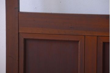 和製アンティーク　気泡ガラス入り!上質な古いドア