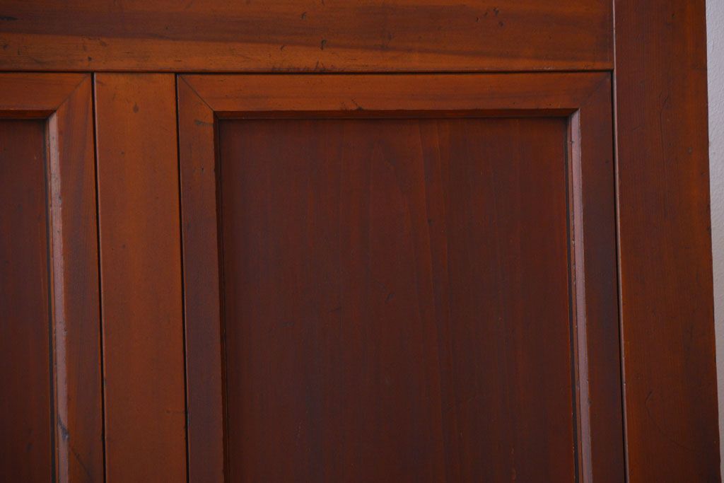 和製アンティーク　気泡ガラス入り!上質な古いドア