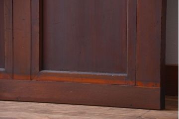 和製アンティーク　気泡ガラス入り!上質な古いドア