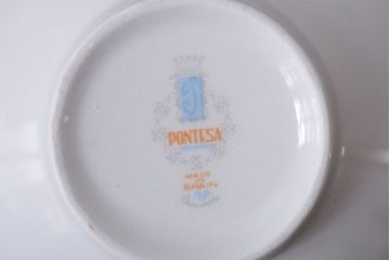 アンティーク雑貨　スペインビンテージ　PONTESA(ポンテサ)　カップ&ソーサー、皿など8点セット