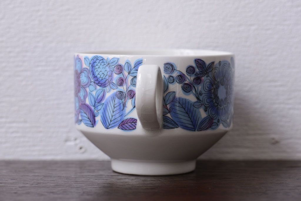 アンティーク雑貨　スペインビンテージ　PONTESA(ポンテサ)　カップ&ソーサー、皿など8点セット