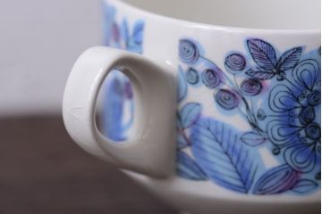 アンティーク雑貨　スペインビンテージ　PONTESA(ポンテサ)　カップ&ソーサー、皿など8点セット