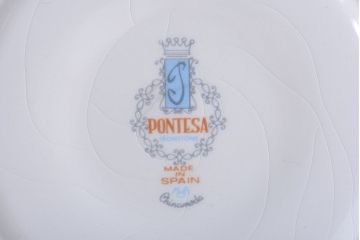 アンティーク雑貨　スペインビンテージ　PONTESA(ポンテサ)　カップ&ソーサー、皿など8点セット